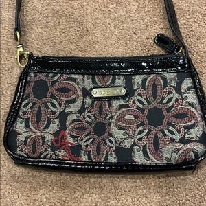 Sharif mini shoulder bag, tapestry pattern